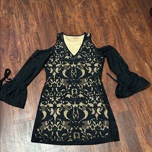 Elegant Black Lace Dress